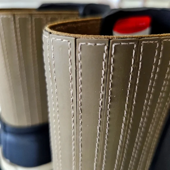 TORY BURCH BLACK HURRICANE RUBBER ALL WEATHER RAIN ANKLE BOOTS NWT - Picture 14 of 14